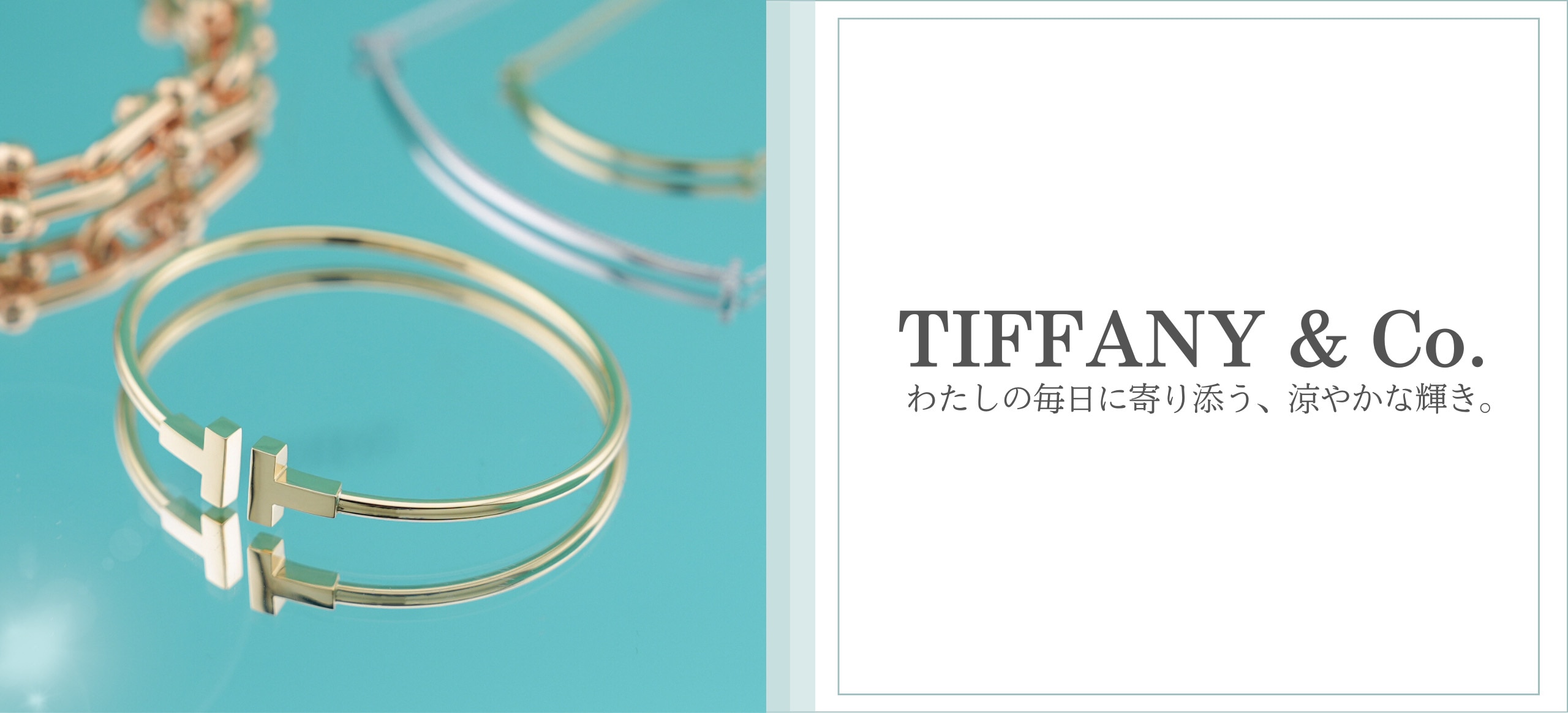 TIFFANY & Co. わたしの毎日に寄り添う、涼やかな輝き