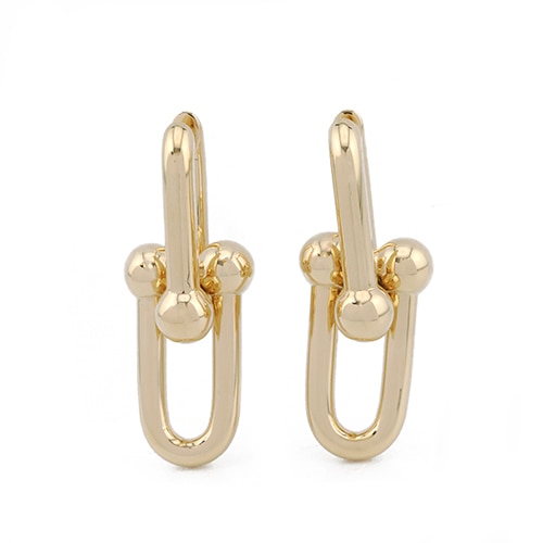 TIFFANY & Co. ハードウェア ラージ リンク ピアス