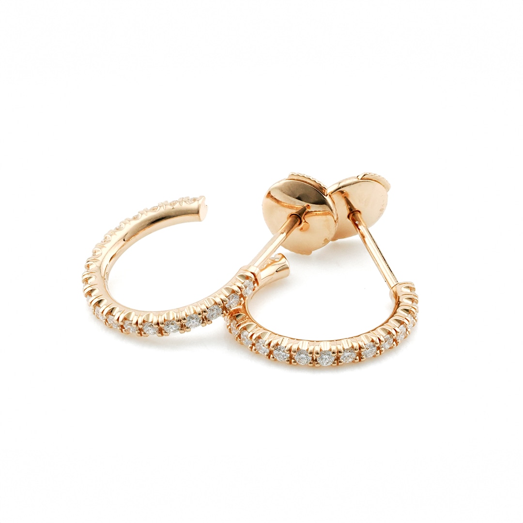 CARTIER エタンセル イヤリング ピンクゴールド ダイヤモンド