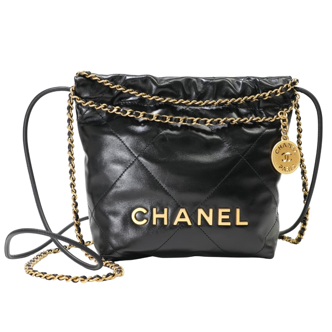 CHANEL CHANEL22 ミニハンドバッグ AS3980 シャイニーカーフスキン