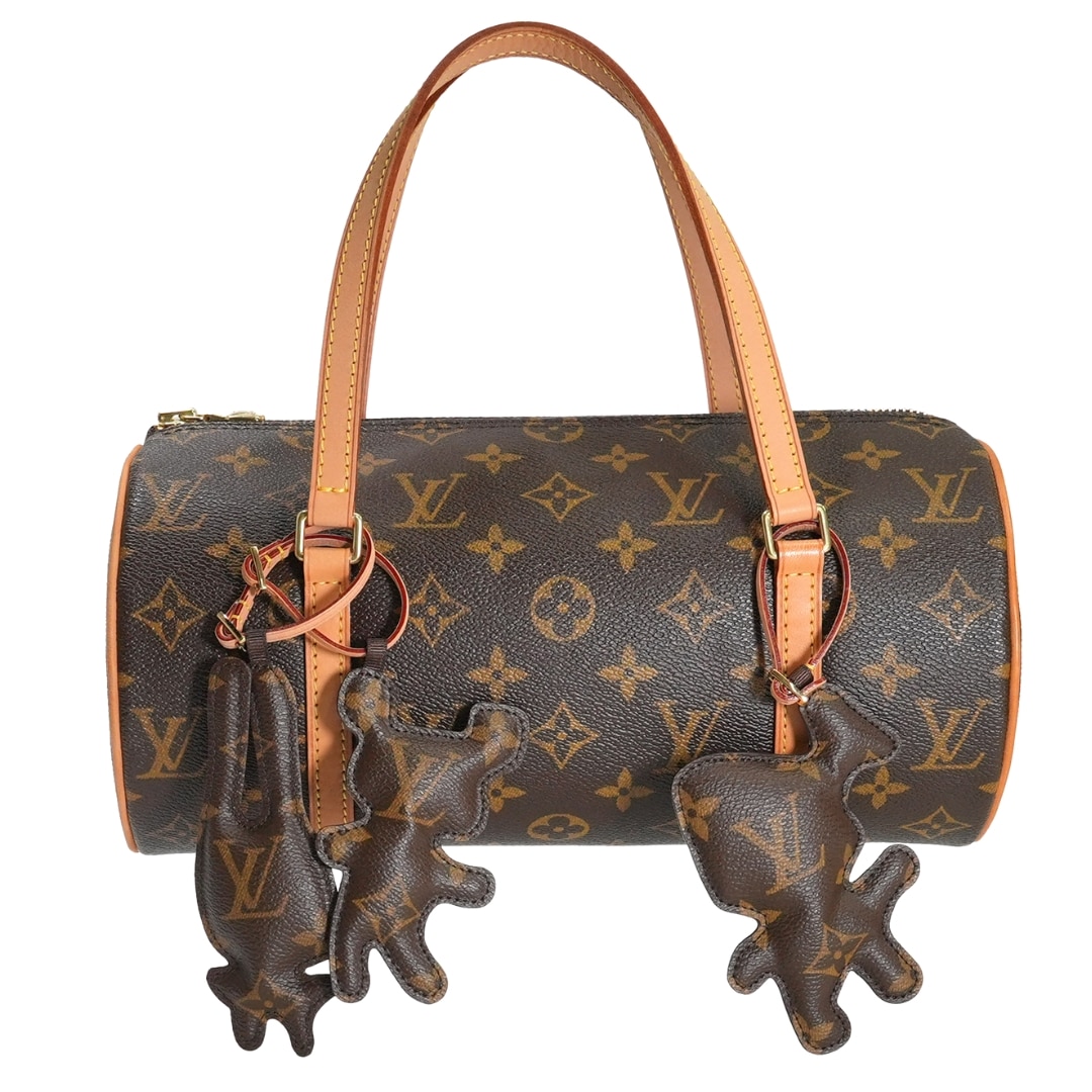 LOUIS VUITTON モノグラム パピヨン 26 コムデギャルソン M40266