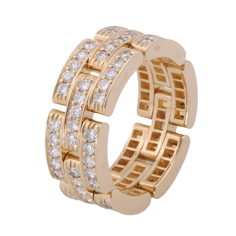 CARTIER カルティエ マイヨン パンテール イエローゴールド ダイヤモンド 16号