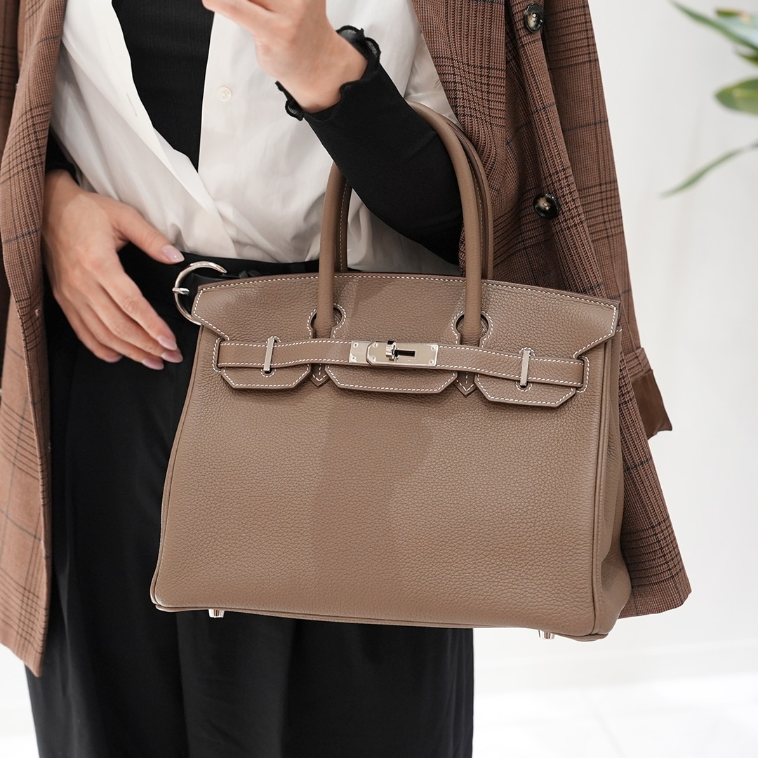 HERMES エルメス バーキン 30 トゴ クレ ゴールド金具
