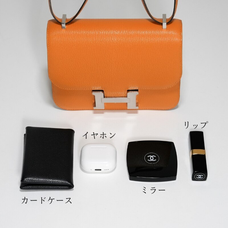 HERMES エルメス コンスタンス 3 ミニ ミロワール エプソン ゴールド ゴールド金具