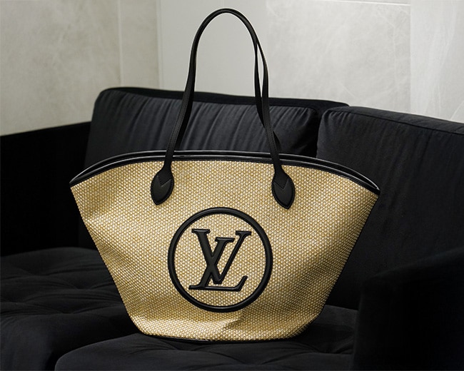 LOUIS VUITTON ルイ・ヴィトン サンジャック ニットラフィアノワール M59808