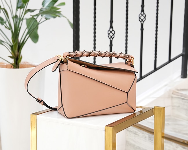 LOEWE ロエベ パズル エッジ バッグ スモール ダスティピンク A510P60X18