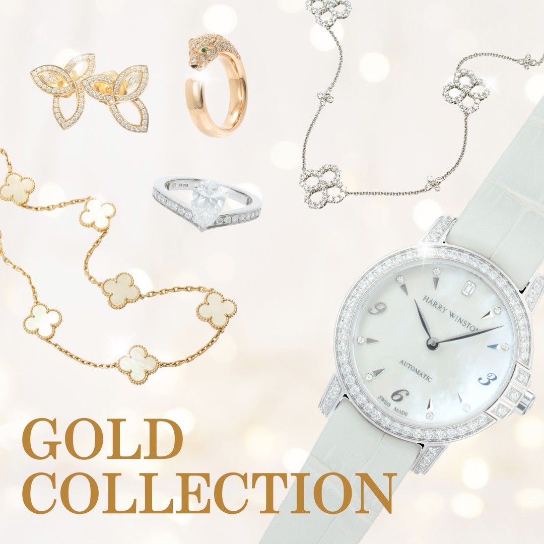 華やぐ冬のコーディネートに「GOLD COLLECTION」