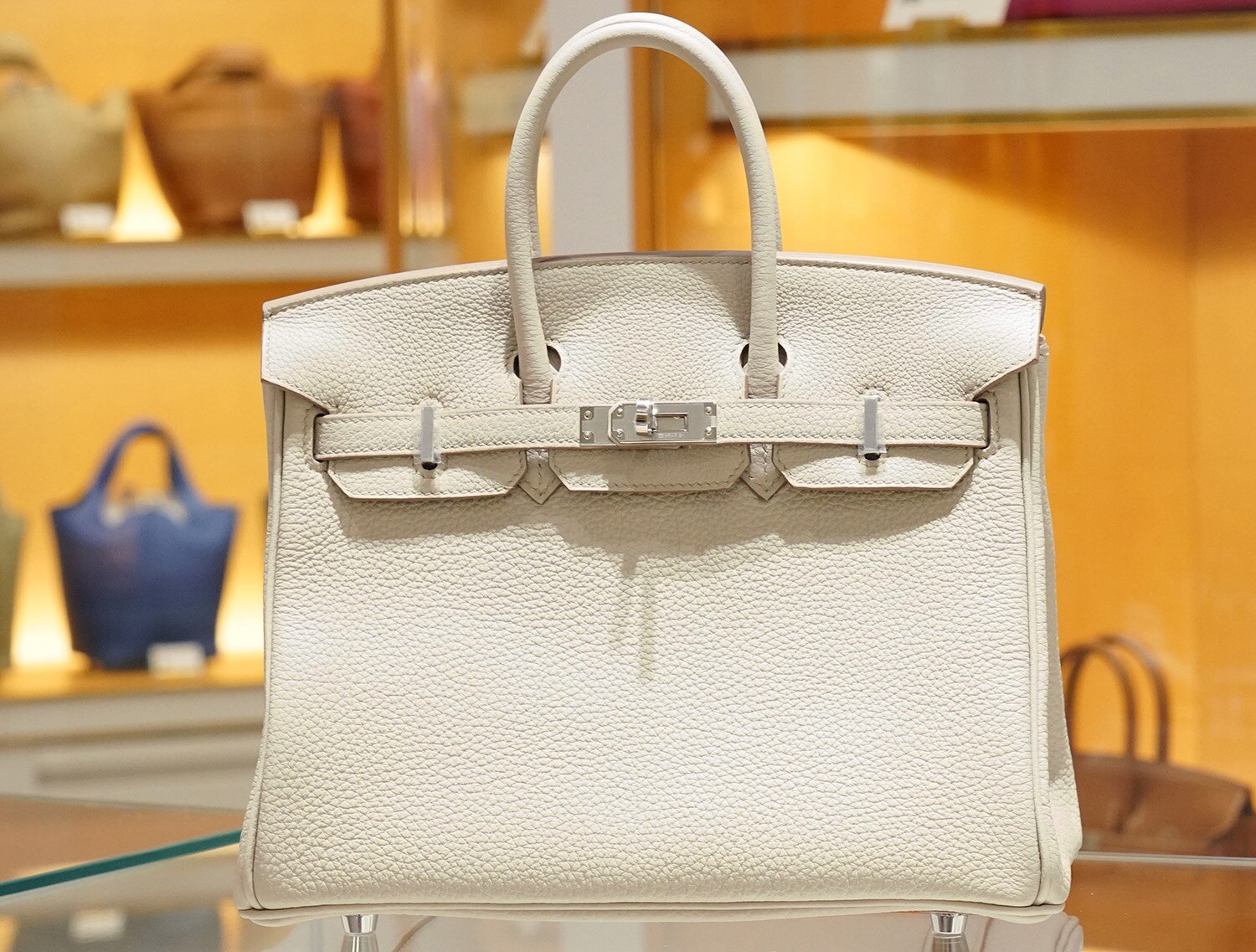 HERMES エルメス バーキン 25 トゴ ベトン シルバー金具