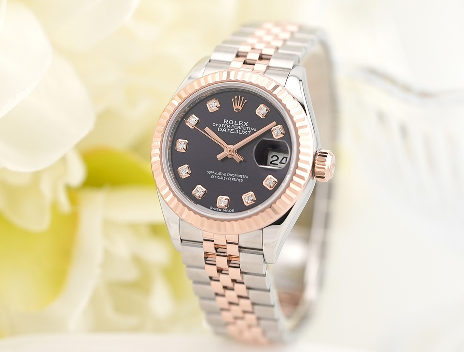 ROLEX ロレックス デイトジャスト 28 279171G オーベルジーヌ