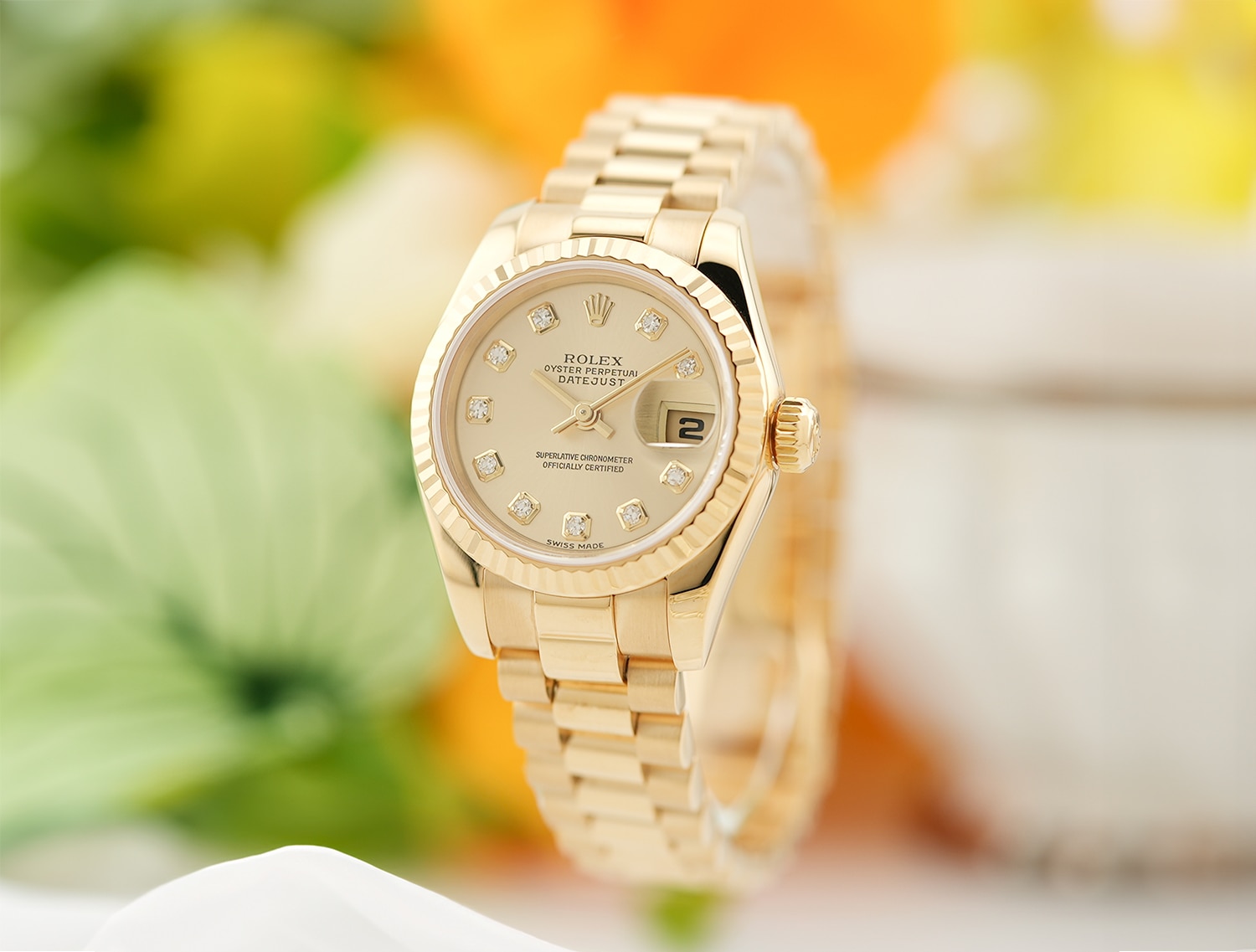 ROLEX ロレックス デイトジャスト 179178G シャンパン