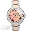 CARTIER カルティエ バロンブルー バロンブルー 33ｍｍ ピンクMOP SS/PG W6920070 【保証書日付2年以内限定】