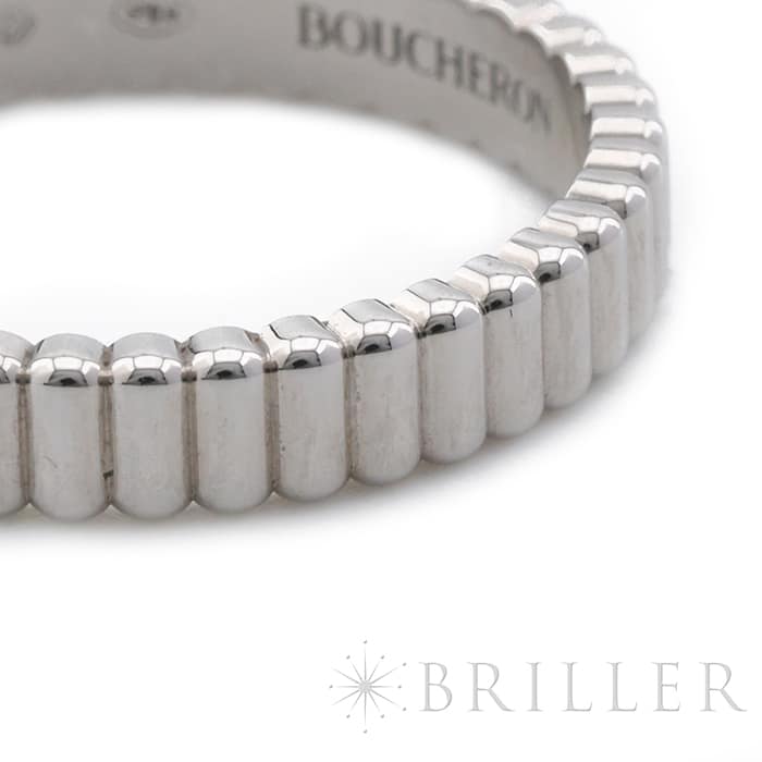 BOUCHERON　ブシュロン キャトル グログラン リング スモール ホワイトゴールド 10号 JAL01170 11