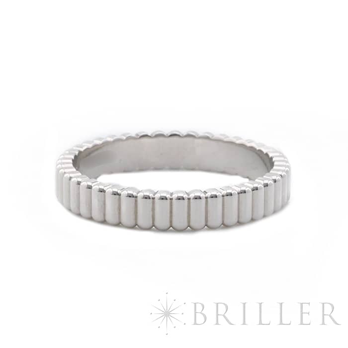 BOUCHERON　ブシュロン キャトル グログラン リング スモール ホワイトゴールド 10号 JAL01170 1