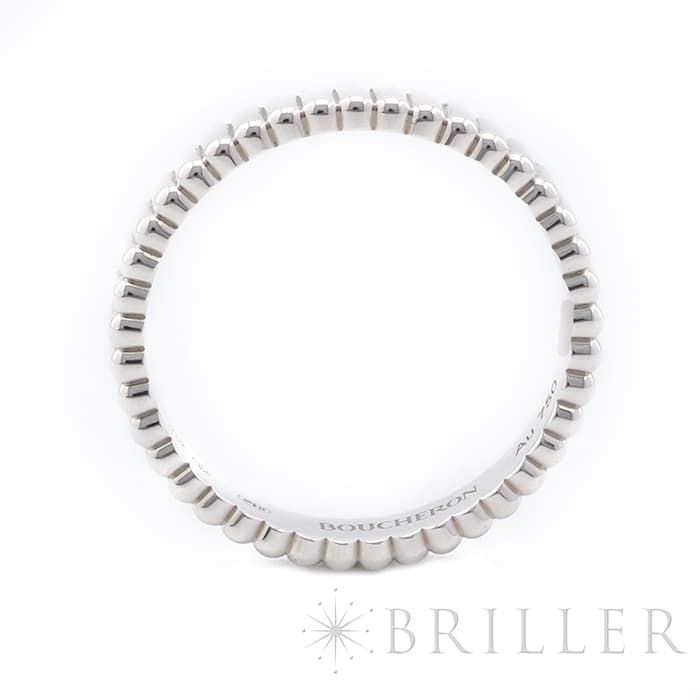 BOUCHERON　ブシュロン キャトル グログラン リング スモール ホワイトゴールド 10号 JAL01170 3