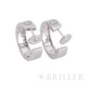 CARTIER カルティエ ラブ フープ ピアス クラシックモデル ダイヤモンド ホワイトゴールド B8022800 12