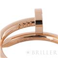 CARTIER カルティエ ジュストアンクル リング クラシックモデル ピンクゴールド 18号 11
