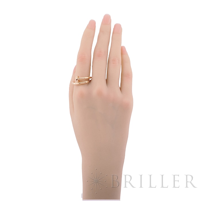 CARTIER カルティエ ジュストアンクル リング クラシックモデル ピンクゴールド 18号 13