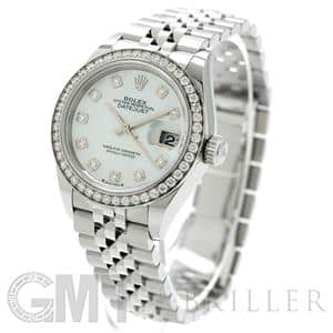 ROLEX ロレックス デイトジャスト 28 279384RBR ホワイトシェル  ジュビリーブレスレット