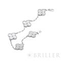 Van Cleef & Arpels ヴァン クリーフ&アーペル アルハンブラ ヴィンテージ アルハンブラ ブレスレット 5モチーフ ホワイトゴールド ギョーシェ VCARP9XE00 12