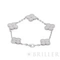 Van Cleef & Arpels ヴァン クリーフ&アーペル アルハンブラ ヴィンテージ アルハンブラ ブレスレット 5モチーフ ホワイトゴールド ギョーシェ VCARP9XE00 1