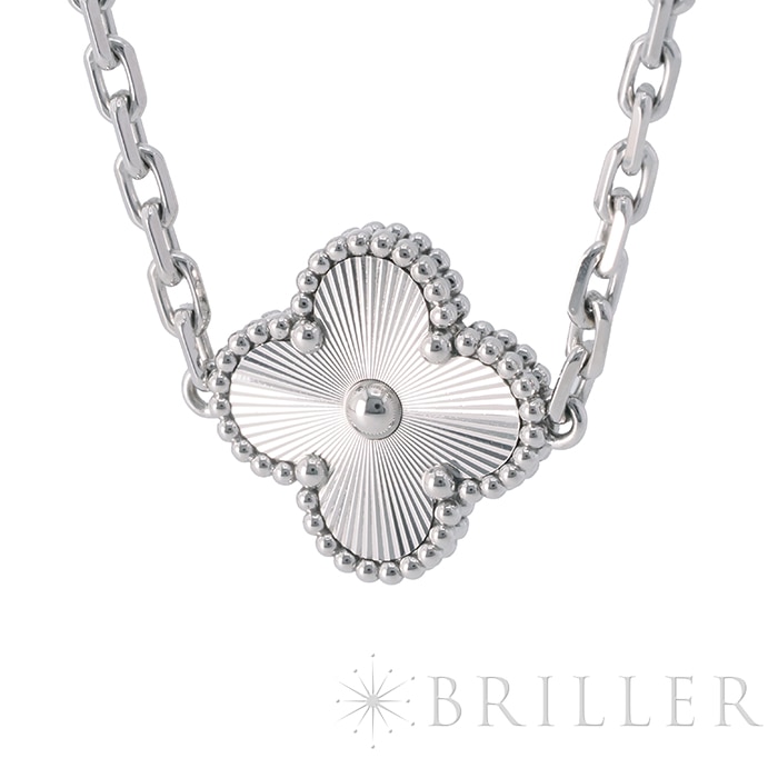 Van Cleef & Arpels ヴァン クリーフ&アーペル アルハンブラ ヴィンテージ アルハンブラ ブレスレット 5モチーフ ホワイトゴールド ギョーシェ VCARP9XE00 4