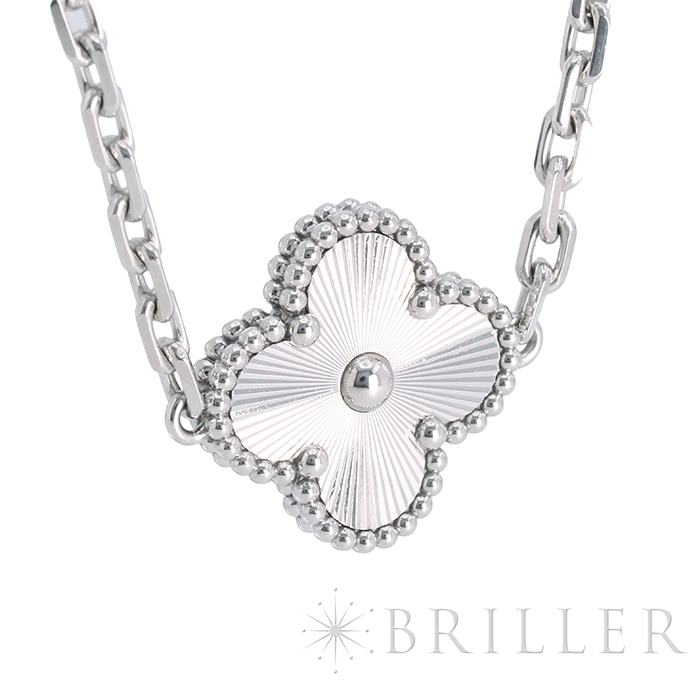 Van Cleef & Arpels ヴァン クリーフ&アーペル アルハンブラ ヴィンテージ アルハンブラ ブレスレット 5モチーフ ホワイトゴールド ギョーシェ VCARP9XE00 8