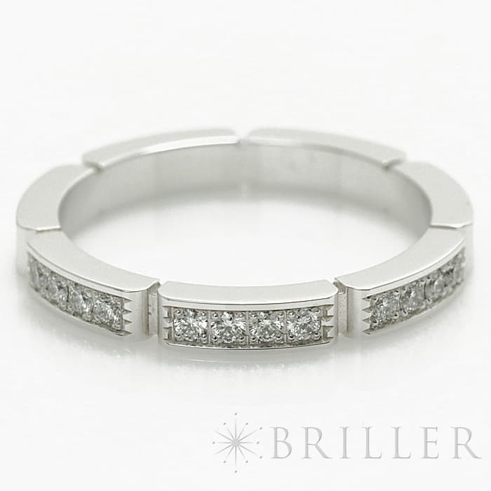 【値下げ】Cartier マイヨンホワイトゴールドパンテール ウェディングリング 新品)CARTIER カルティエ マイヨン パンテール リング ホワイト