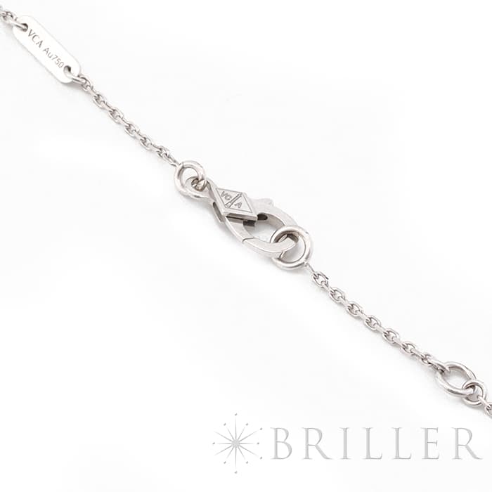 Van Cleef & Arpels ヴァン クリーフ&アーペル ソクラテス ペンダント ネックレス 1フラワー ホワイトゴールド ダイヤモンド VCARG44200 9