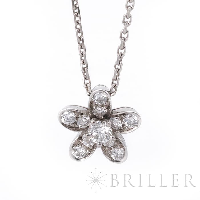 Van Cleef & Arpels ヴァン クリーフ&アーペル ソクラテス ペンダント ネックレス 1フラワー ホワイトゴールド ダイヤモンド VCARG44200 3