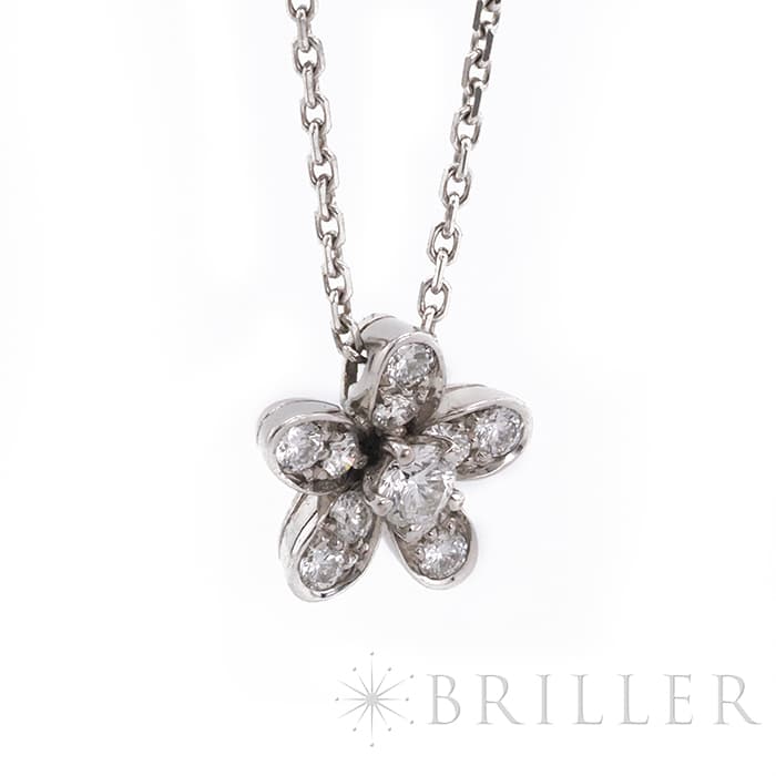 Van Cleef & Arpels ヴァン クリーフ&アーペル ソクラテス ペンダント ネックレス 1フラワー ホワイトゴールド ダイヤモンド VCARG44200 7