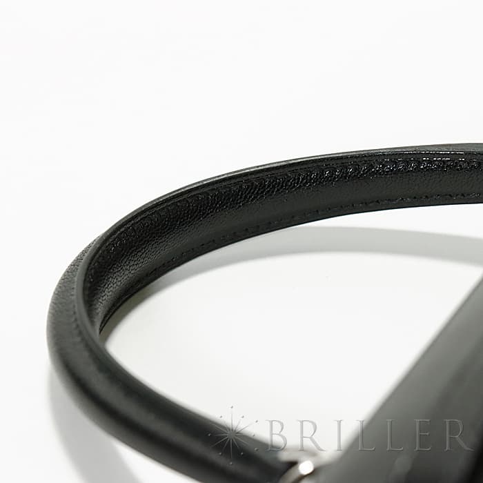 HERMES エルメス ケリー 25 外縫い シェーブル ブラック シルバー金具 6