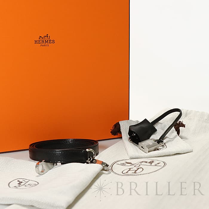 HERMES エルメス ケリー 25 外縫い シェーブル ブラック シルバー金具 7
