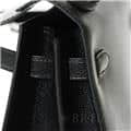 HERMES エルメス ケリー 25 外縫い シェーブル ブラック シルバー金具 8