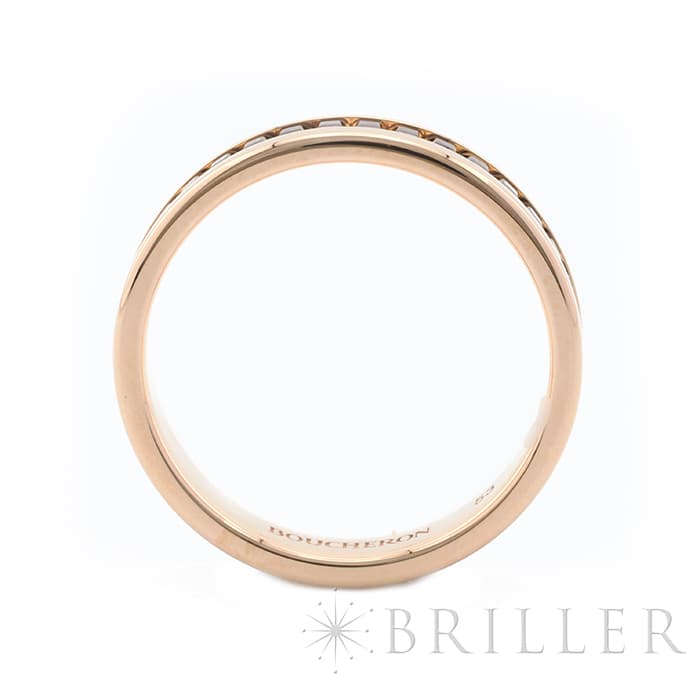 BOUCHERON　ブシュロン キャトル クラシック リング ハーフ ピンクゴールド ブラウンPVD 13号 JAL00175 3