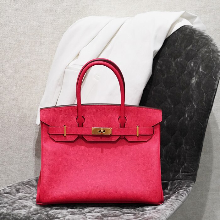 中古)HERMES エルメス バーキン 30 エプソン ローズエクストリーム 