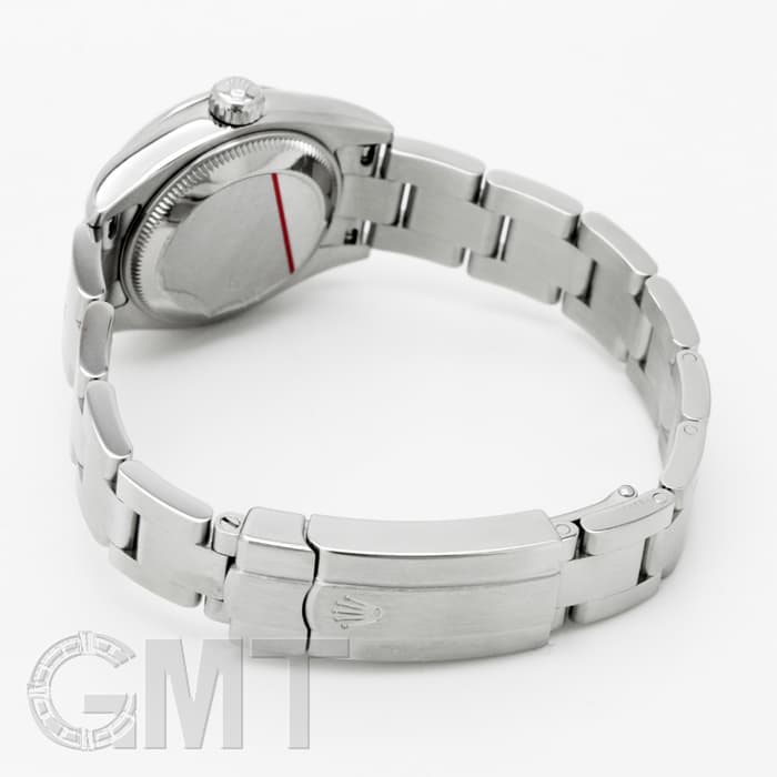 ROLEX ロレックス オイスターパーペチュアル 176200 ブラック 369 ピンクバー 15