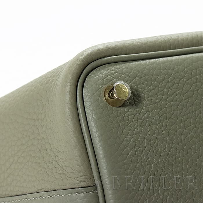 HERMES エルメス ピコタン ロック PM トリヨンクレマンス セージ ゴールド金具 22