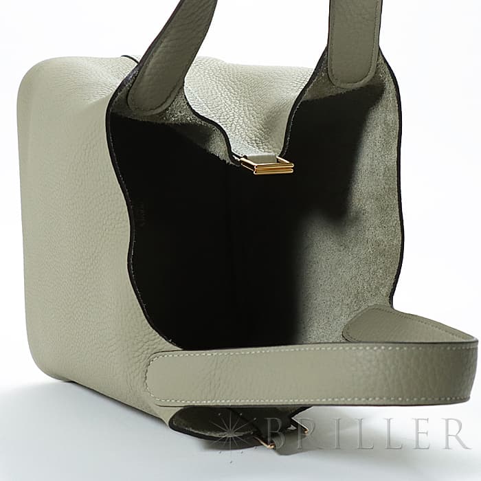 HERMES エルメス ピコタン ロック PM トリヨンクレマンス セージ ゴールド金具 23