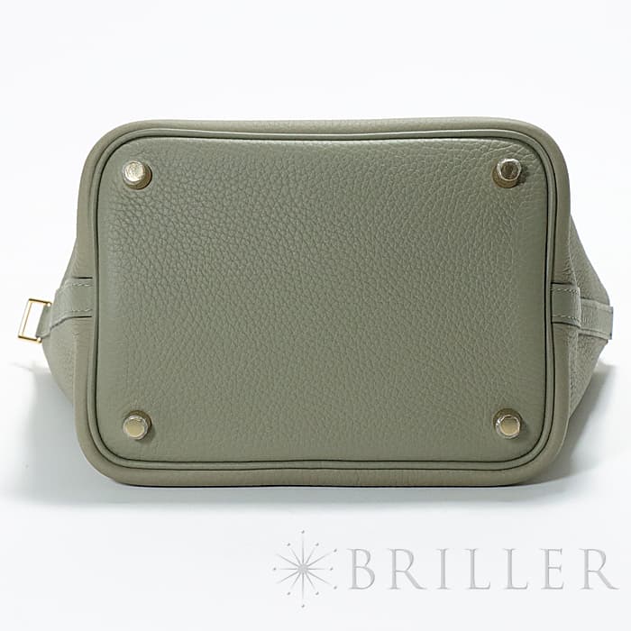 HERMES エルメス ピコタン ロック PM トリヨンクレマンス セージ ゴールド金具 26