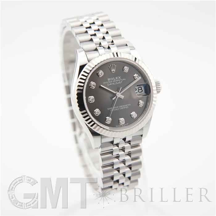 ROLEX ロレックス デイトジャスト 31 278274G グレー ジュビリーブレスレット 13