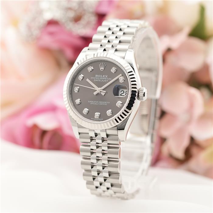 ROLEX ロレックス デイトジャスト 31 278274G グレー ジュビリーブレスレット 2