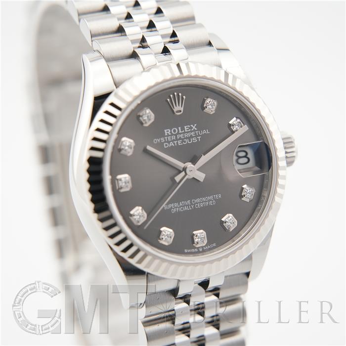 ROLEX ロレックス デイトジャスト 31 278274G グレー ジュビリーブレスレット 5