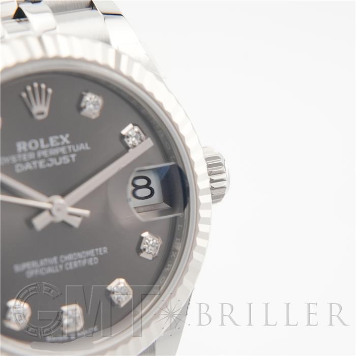 ROLEX ロレックス デイトジャスト 31 278274G グレー ジュビリーブレスレット 7