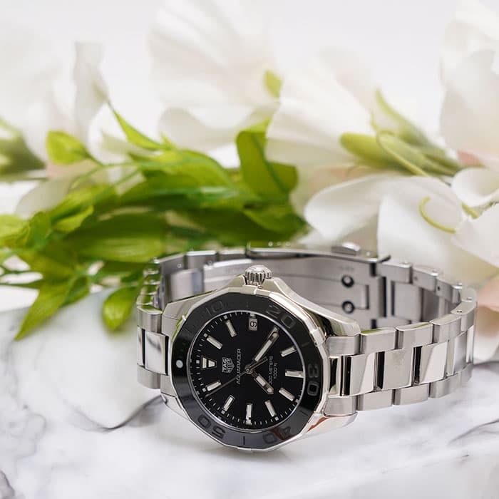 TAG HEUER タグ・ホイヤー アクアレーサー 300M 35mm ブラックシェル WAY131K.BA0748 2