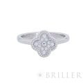Van Cleef & Arpels ヴァン クリーフ&アーペル スウィート アルハンブラ リング ホワイトゴールド ダイヤモンド VCARO85800 9号 メイン