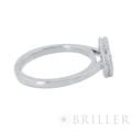 Van Cleef & Arpels ヴァン クリーフ&アーペル スウィート アルハンブラ リング ホワイトゴールド ダイヤモンド VCARO85800 9号 10