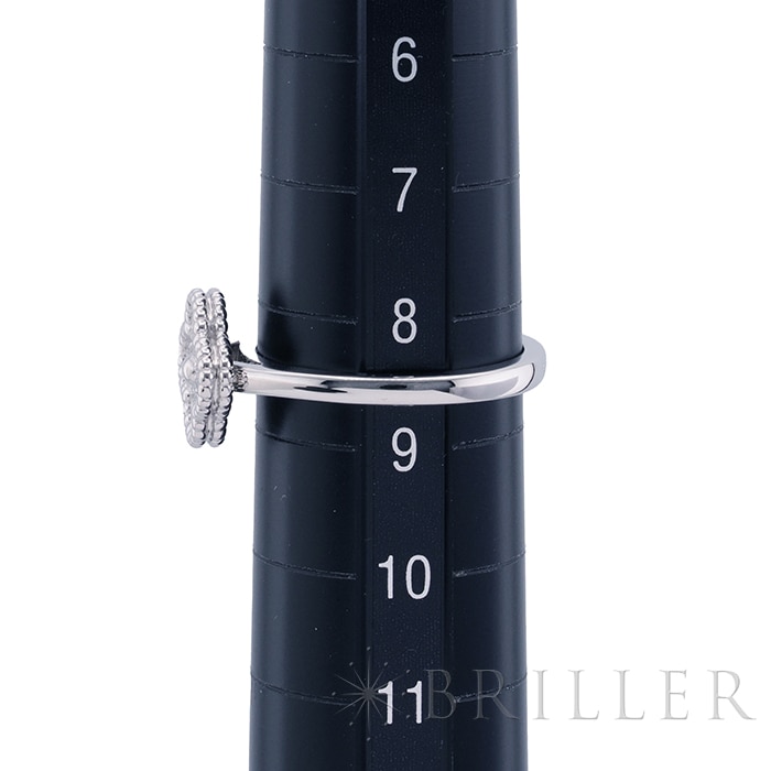 Van Cleef & Arpels ヴァン クリーフ&アーペル スウィート アルハンブラ リング ホワイトゴールド ダイヤモンド VCARO85800 9号 12