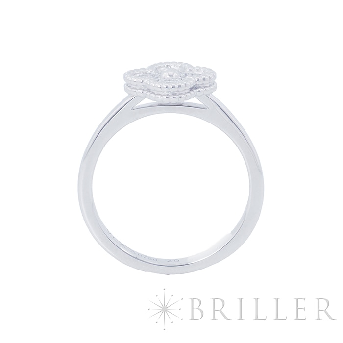 Van Cleef & Arpels ヴァン クリーフ&アーペル スウィート アルハンブラ リング ホワイトゴールド ダイヤモンド VCARO85800 9号 3