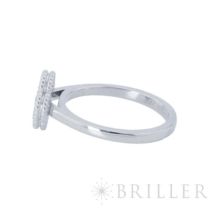 Van Cleef & Arpels ヴァン クリーフ&アーペル スウィート アルハンブラ リング ホワイトゴールド ダイヤモンド VCARO85800 9号 6