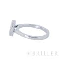 Van Cleef & Arpels ヴァン クリーフ&アーペル スウィート アルハンブラ リング ホワイトゴールド ダイヤモンド VCARO85800 9号 6